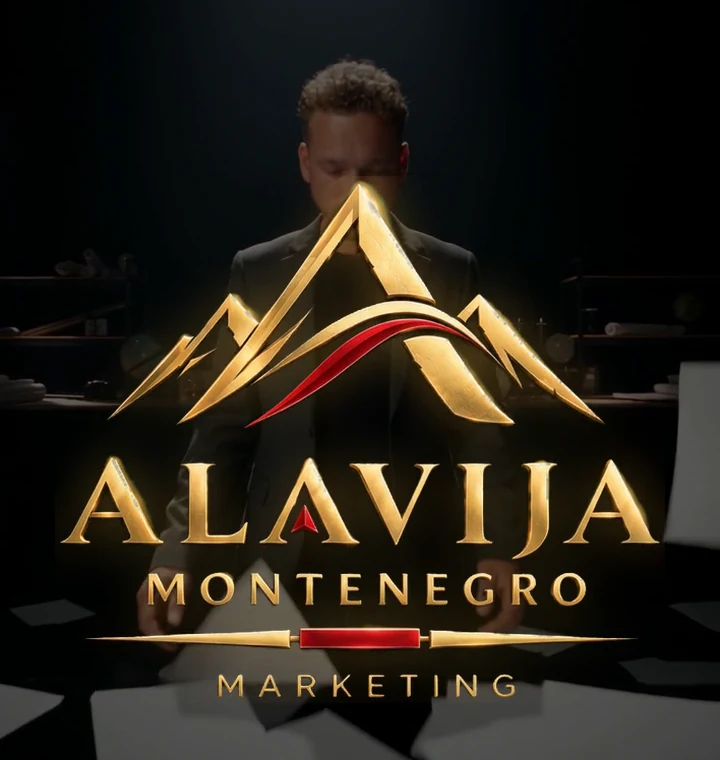Logo Alavija Montenegro Marketing vor Patryk, Schlussbild der Kampagne