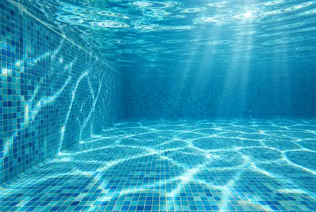 Mosaic under water